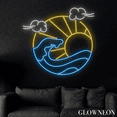 thumbnail image 3 of Glowneon Sun Beach Cloud Neon Sign, Sun Cloud Led Sign, Bedroom Decor, 3 of 4