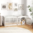 thumbnail image 2 of Costway 6 Panel Plastic Dog Playpen with Lockable Gate for Small & Medium Sized Dogs, 2 of 10