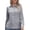 Gray, variant on Womens Shirts, Spread Collar Button Down Long Sleeve Fitted Solid Formal Office Blouses for Women