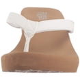 thumbnail image 3 of Chancletas Flojos Olivia para mujer, color blanco/tostado, tacón de 7 cm, 3 of 7