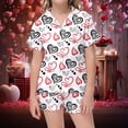 thumbnail image 2 of Ensemble de Pyjamas en Satin pour Garçons, Manches Courtes Imprimées, Pyjamas Boutonnés pour Filles, Pyjamas pour Enfants, Mode, 2 of 4