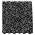 thumbnail image 3 of Ambesonne Black and White Shower Curtain, Aborginial Art, 69"Wx84"L, Grey Black White, 3 of 3