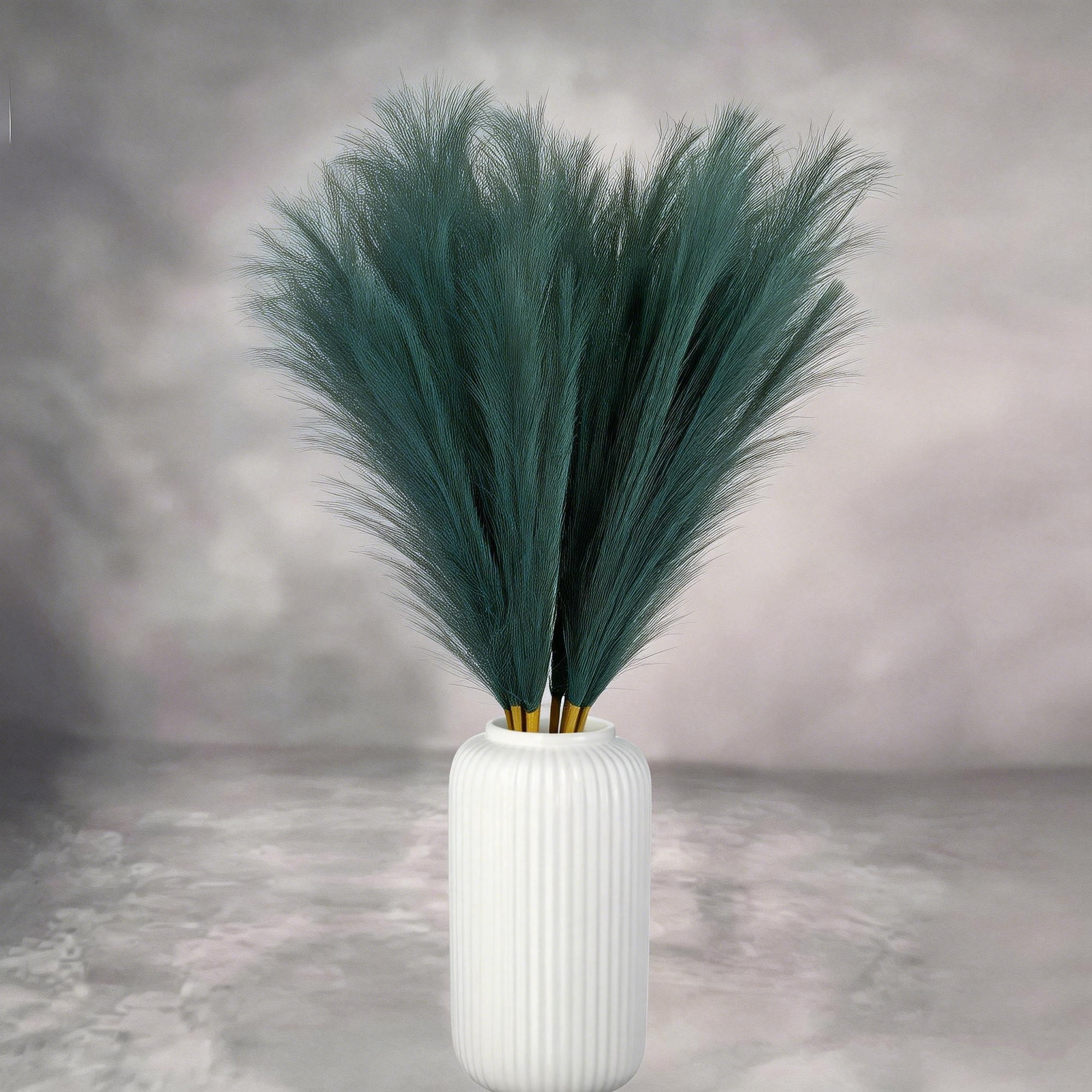 Artificial Faux Pampas Grass 10 Pcs 35.4"Fake Artificial Pampas Grass Variable Length Tall Fluffy Stems Table Vase Filler Centerpiece for Living Room Kitchen Decor Boho Decor Wedding