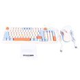 thumbnail image 2 of Keyboard Mouse Set, Mechanical Feeling ABS Lake Blue Gaming Keyboard and Mouse Set  for Gamer for Laptop, 2 of 7