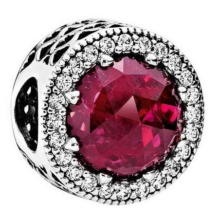 Cerise Radiant Hearts Charm - 791725NCC