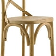 thumbnail image 2 of Modway Gear 39.5" Modern Style Elm Wood Counter Stool in Natural Finish, 2 of 7
