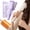 Purple, variant on French Wave Curling Iron, 32mm Deep Wave Hair Curler, U-Shaped Barrel for Big Bouncy Waves