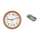 thumbnail image 5 of Bandeja con reloj melódico para decoración de cocina y baño, reloj decorativo con forma de pájaro y organizador multifuncional para servir alimentos., 5 of 8