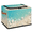 Multicolor 4, variant on CURLYOOT Seashells Scallop Conch Tropics Seaside Storage Bin with Zipper Lid, Fabric Storage Basket with Handles, Decorative Foldable Storages Box Clothes Organizer for Closet, Shelf