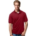 thumbnail image 1 of Hanes Cotton-Blend Men`s Jersey Polo, L, Cardinal, 1 of 1