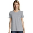 thumbnail image 4 of Hanes Women's Relaxed Fit Authentic Essentials Short Sleeve V-neck T-Shirt, 4 of 6