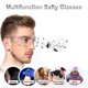 thumbnail image 3 of Gafas de seguridad para gafas, lentes de seguridad para el trabajo resistentes a la niebla, transparentes, de alta resistencia y fuerte transparencia, 2 uds., 3 of 5