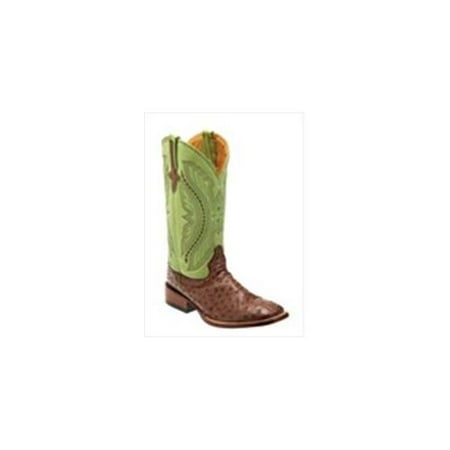 

1019307105EE Mens Full Quill Ostrich Square-Toe Kango Boots 10. 5EE