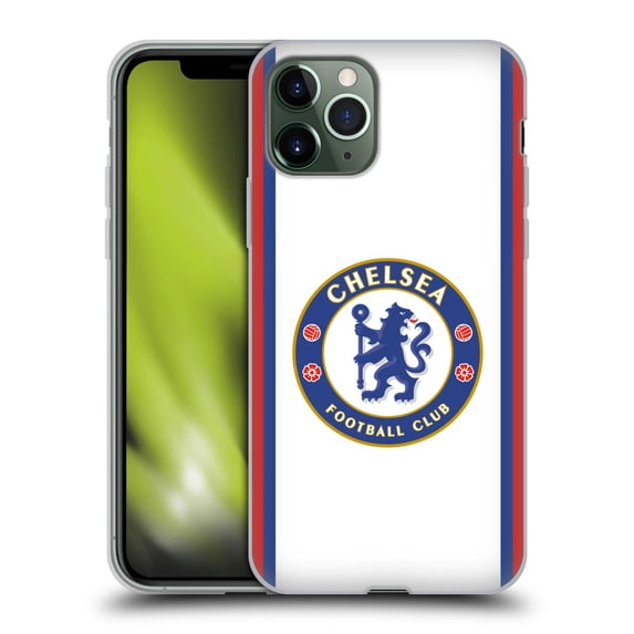 Head Case Designs Officially Licensed Chelsea Football Club 2019/20 Kit Away Soft Gel Case Compatible with Apple iPhone 11 Pro