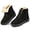 Black, variant on Knivor Winter Ankle Boots for Women Faux Suede Lace Up Faux Fur Lined Warm Non Slip Lightweight Short Snow Boots for Cold Weather Indoor Outdoor Daily Wear