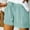 Mint Green, variant on 2025 New Workout Shorts Women Ladies Summer Plus Size Solid Color Lace Elastic Pocket Casual Shorts Skin-Friendly Athletic Shorts for Women