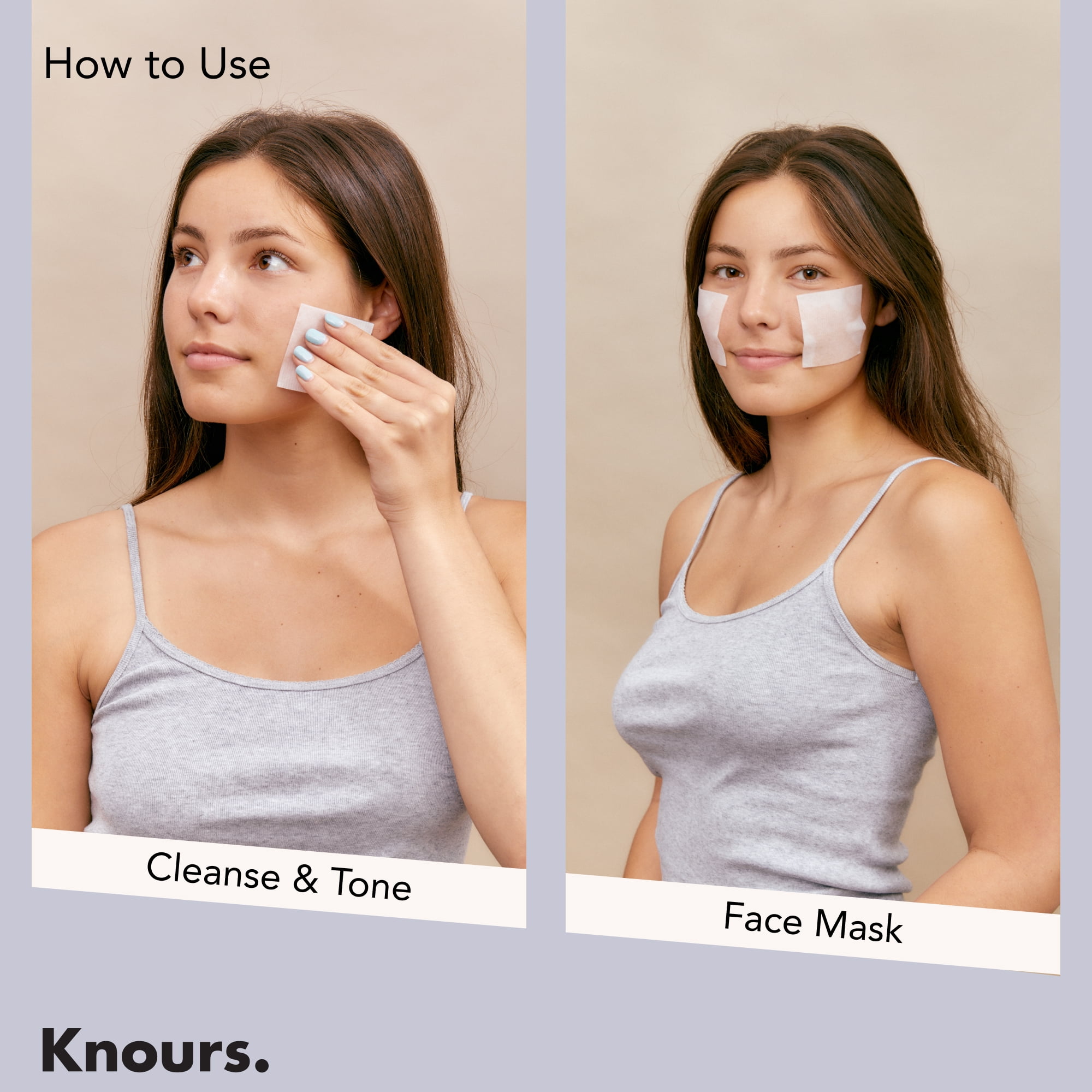 Knours. Pore Control Resurfacing Exfoliation Pad 175 ml 5.9 fl.oz. (90 count) Pink
