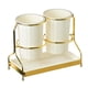 thumbnail image 5 of Soporte para utensilios de cocina, práctico recipiente para utensilios de cocina, organizador de utensilios de cocina de 2 tazas Blanco, 5 of 9