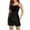 Black, variant on LLYwey Party Dresses for Women Glitter Sequin Spaghetti Strap Sleeveless Ruched Ruffle Mini Short Club Dresses, I-2, Black, S