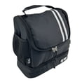 thumbnail image 1 of Lonchera Térmica Doble Piso Gran Tamaño Escolar American Bags color Negra, 1 of 7