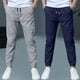 thumbnail image 2 of Odeerbi 3-13 Años Niños 2 Pcs Algodón Lino Pantalones de Deporte Deportivo Entrenamiento de Verano Pantalones de Jogger de Color Sólido Casual Pantalones Sueltos, 2 of 9