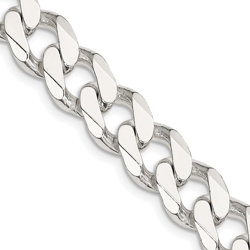 925 Sterling Silver 11mm Curb Chain 