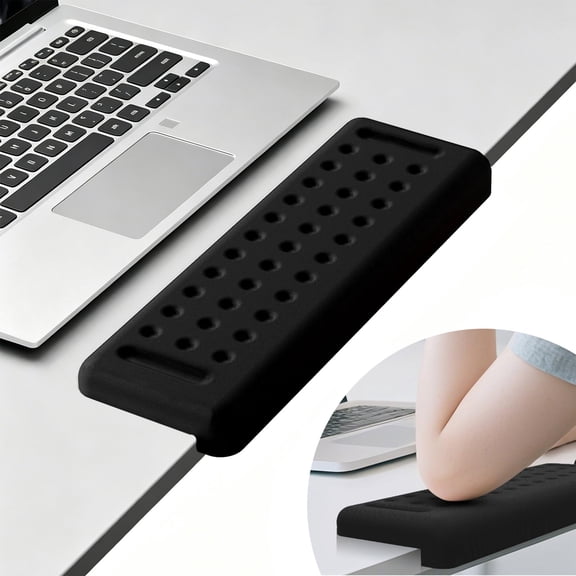 L-Shaped Desk Elbow Pads, TSV 2/1pcs Memory Foam Desk Edge Cushions with Non-Slip Base, Ergonomic Support for Elbow, Forearm, Wrist and Palm
