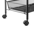 thumbnail image 5 of OROPY Mesh Rolling Storage Cart with Wheels Multifunctional 4-Tier Storage Organizer Utility Carts for Home, Office, Kitchen, Bathroom, Bedroom Black, 5 of 5