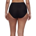 thumbnail image 2 of Calzoncillos Chantelle negros de talle alto sin costuras para mujer (paquete de 3), 2 of 5