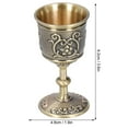 thumbnail image 2 of Copa de vino de bronce Jadeshay vintage durabilidad probada, 2 of 14