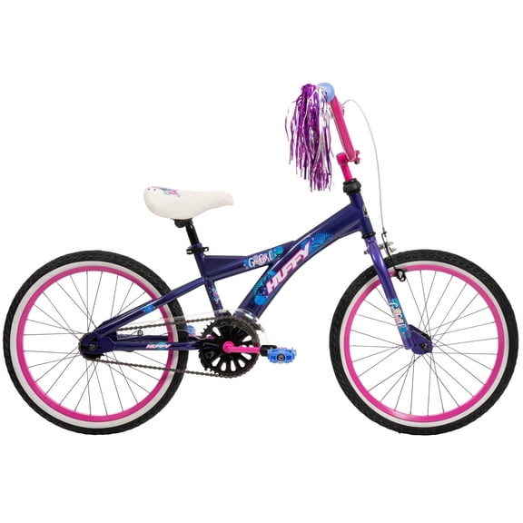 Huffy 20" Go Girl Kids’ Bike, EZ Build, Fits Riders 44" - 56", Purple, Youth, Girls