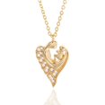 thumbnail image 1 of Mother Baby Heart Charm Pendant Necklaces For Wife Mom Stainless Steel Long Chain Choker Family Charm Fashion Jewelry Gift45cm Gao Jinjia LED, 1 of 2