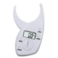 thumbnail image 1 of Clip de pinza de grasa corporal Herramienta de medición de grasa Fitness Fat Teller Pantalla LCD Analizador de grasa Blanco, 1 of 8