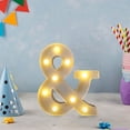 thumbnail image 2 of RuWeoMaa Marquee Light Up Numbers, Light Up Numbers for Baby Shower Anniversary, Pre-cut Foam Board Set for Birthdays Party Decor Wedding Decoration,Graduation Decor, 2 of 5