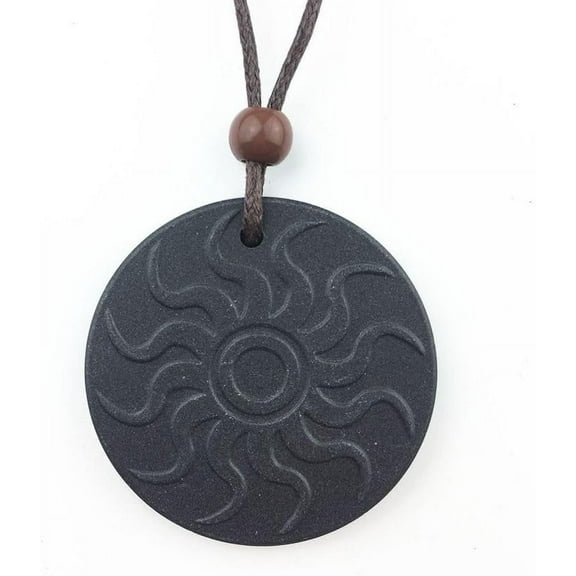 EMF Necklace,Flame Pattern Protection Blocker EMF Protection Necklace(42MM)