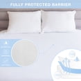 thumbnail image 2 of Pure Siesta 5-Sided 100% Waterproof Mattress Protector, Hypoallergenic, Dust Mite Proof Cover (Full), 2 of 7
