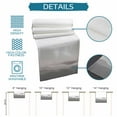 thumbnail image 6 of Burlap Table Runner 70 Inches Long, Abstract Minimalist Gray Ombre Non-Slip Kitchen Table Runners for Dining Room Everyday Use Party Table Decorations Modern Geometric Wave Stripe, 6 of 9