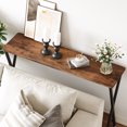 thumbnail image 3 of EastVita Console Table,Narrow Industrial Sofa Table,Living Room/Entrance Table with Shelves,Retro, 3 of 8