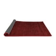 thumbnail image 2 of Ahgly Company Indoor Square Abstract Red Modern Area Rugs, 6' Square, 2 of 4