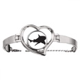 thumbnail image 1 of Ocean Black Shark biología de peces Pulsera pulsera de joyería en forma de corazón Unbranded M, 1 of 3