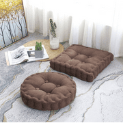Home Patio Round Shaped Thickened Pillow Cushion Chair Pad