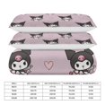 thumbnail image 2 of Kuromi 3-Piece Twin Bed Set Fade-Resistant Microfiber, 2 of 4