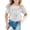 White, variant on Kids' Neon Graphic T-Shirt, 3D Game Print, Short Sleeve, Summer Cool Tops for 8-12 Years