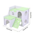 thumbnail image 5 of Gymnture Hamster House Woodencage Sleepingguinea Small Animals Pet Rat Hedgehog Playground Bedhideaway Slide, 5 of 10