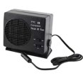 thumbnail image 1 of 12V Portable Electric Vehicle Car Heater Fan Windscreen Demister Defroster with Cigarette Lighter Plug (Black), 1 of 2