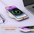 thumbnail image 6 of for iPhone 14 Pro Case for Women Girls 6.1 Inch, Cute Gold Heart Slim Soft TPU Silicone [Shockproof Bumper] Protective [Scratch Resistant] Girly Phone Case for iPhone 14 Pro-Light Purple, 6 of 12