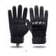 thumbnail image 3 of Guantes Naiovety para practicar mitones ajustables portátiles de protección para ciclismo Caza al aire libre pesca Negro L, 3 of 6