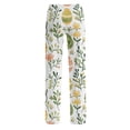 thumbnail image 5 of Fabrcox Pajama Pants Women Easter Egg Rabbit Print Straight Leg Women's Sleep Pants Cozy Drawstring Holiday Trouser Pants Women, 5 of 6
