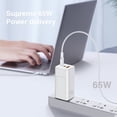 thumbnail image 4 of Yeacher 65W USB-C Power Adapter Quick Wall PD Type C Fast Adapter Compatible with 12 Mini/12 Pro Pro, 4 of 7