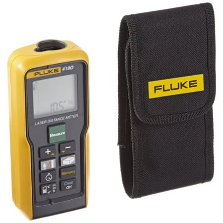 Fluke 419D Laser Distance Meter, II Class, 80m Range, +/-1mm (Best Driver For Distance And Accuracy)